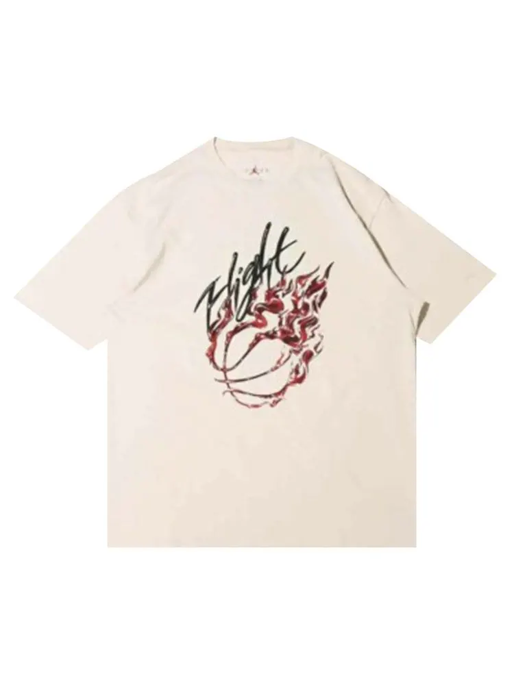 Футболка Air Jordan x Travis Scott Flight Graphic Tee — изображение 1 из 2, бежевый