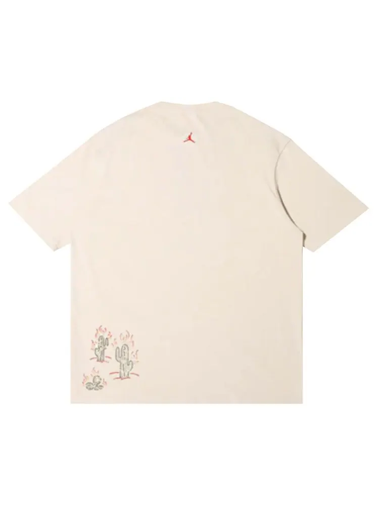 Футболка Air Jordan x Travis Scott Flight Graphic Tee — изображение 2 из 2, бежевый