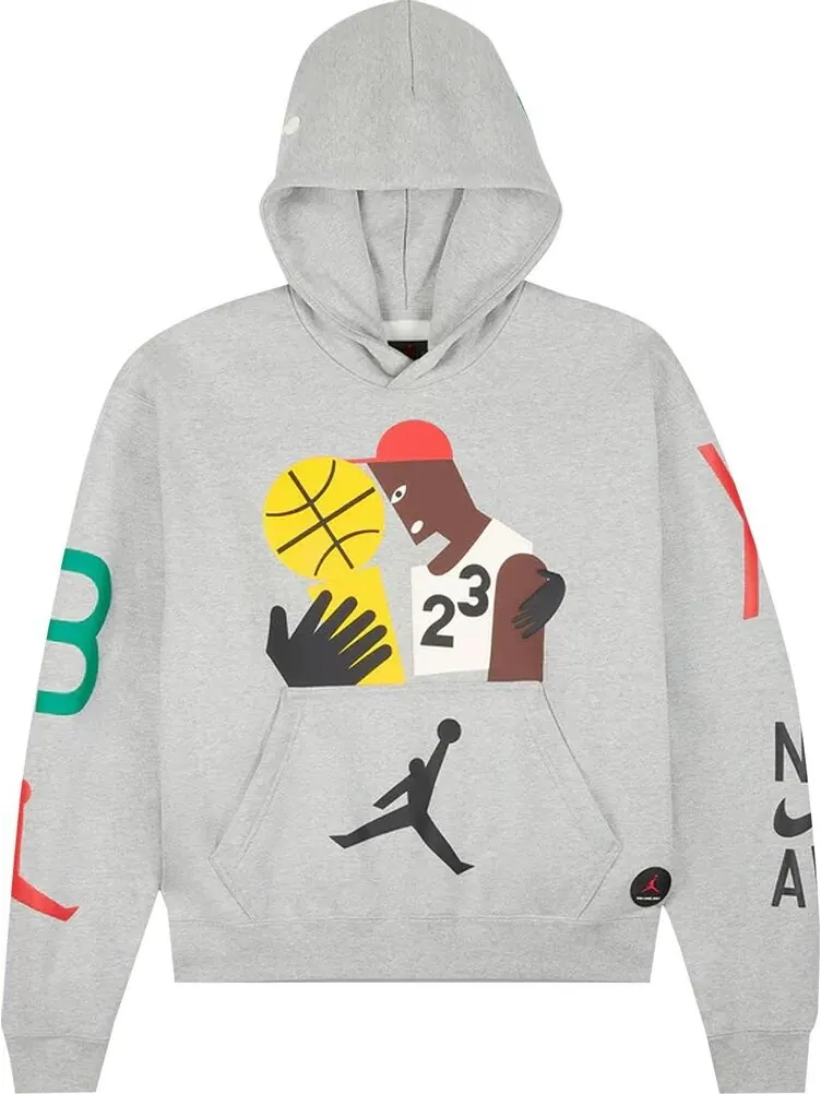 Худи Air Jordan x Nina Chanel Abney Hoodie Dark Grey Heather — изображение 1 из 2, черный