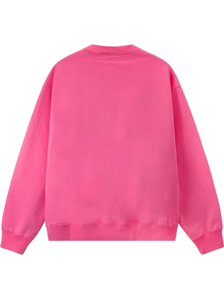 Толстовка Nike x Stussy NRG Washed Fleece Crew 'Lotus Pink' — изображение 2 из 2, розовый