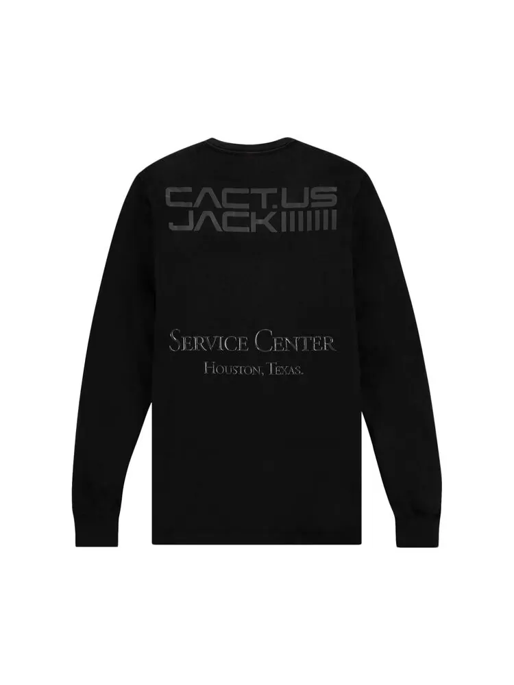 Футболка Cactus Jack By Travis Scott Cactus Jack by Travis Scott x Nike NRG BH Long-Sleeve 'Black' — изображение 2 из 2