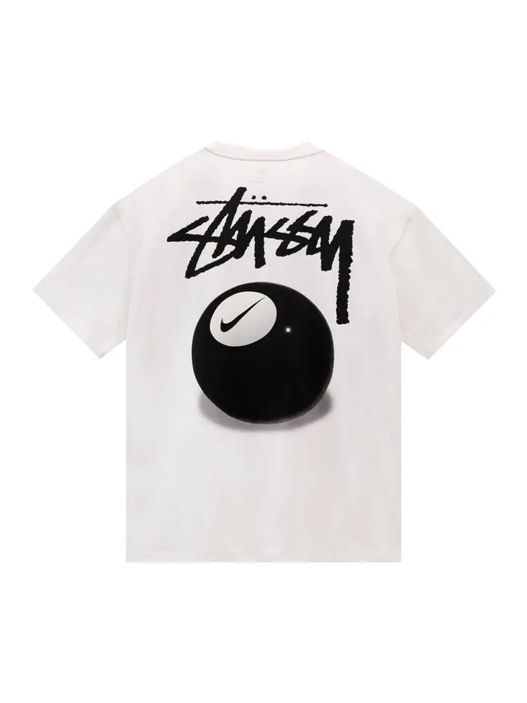 Футболка Nike x Stussy 8 Ball Tee 'White' — изображение 2 из 2, белый
