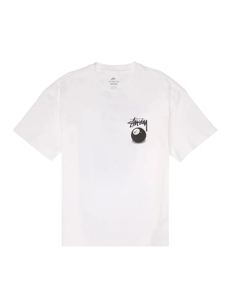 Футболка Nike x Stussy 8 Ball T-Shirt (Asia Sizing) — изображение 1 из 2, белый