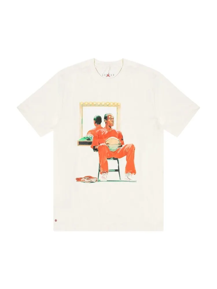 Футболка Air Jordan Artist Series By Jacob Rochester Tee 'Sail' — изображение 1 из 1, белый