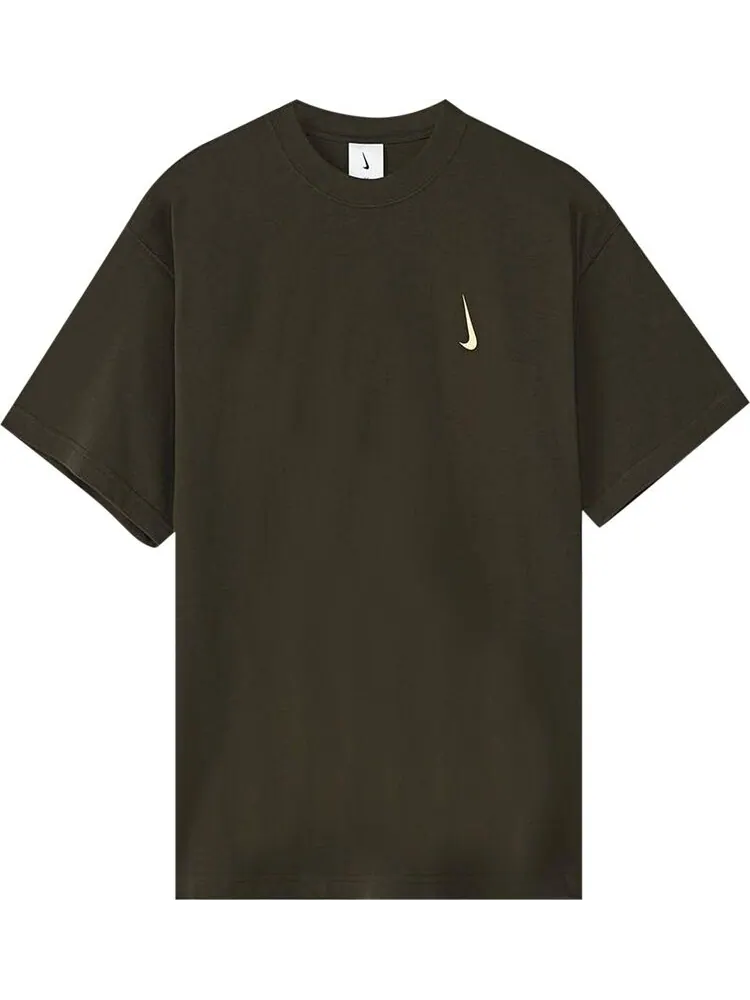 Футболка Nike x Billie Eilish T-Shirt 'Sequoia/Mushroom' — изображение 1 из 2, зеленый