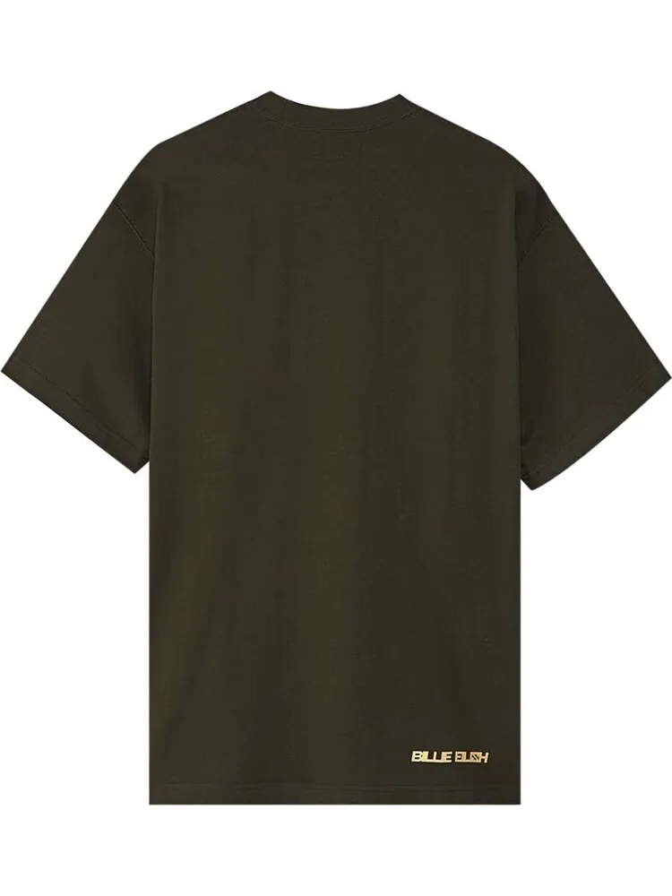 Футболка Nike x Billie Eilish T-Shirt 'Sequoia/Mushroom' — изображение 2 из 2, зеленый