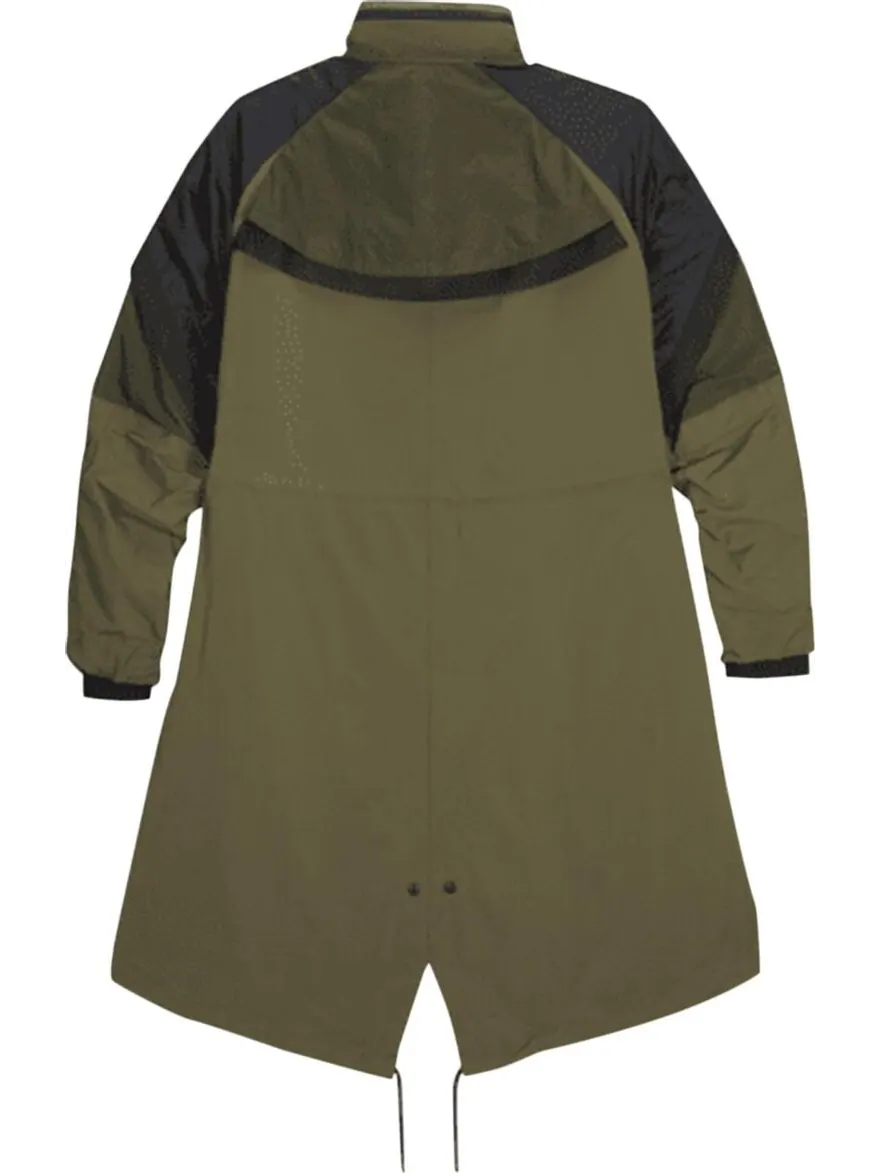 Куртка Nike x sacai Trench Jacket 'Medium Olive' — изображение 2 из 2, зеленый