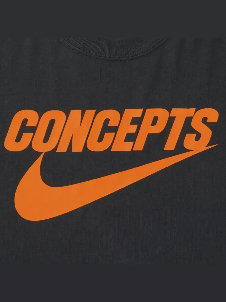 Футболка Nike SB x Concepts 'Black/Orange' — изображение 3 из 3, черный