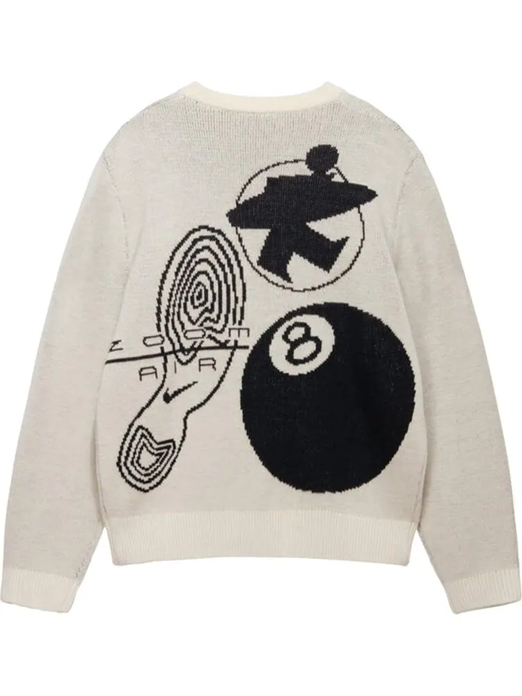 Свитер Stussy x Nike Icon Knit — изображение 2 из 2, бежевый