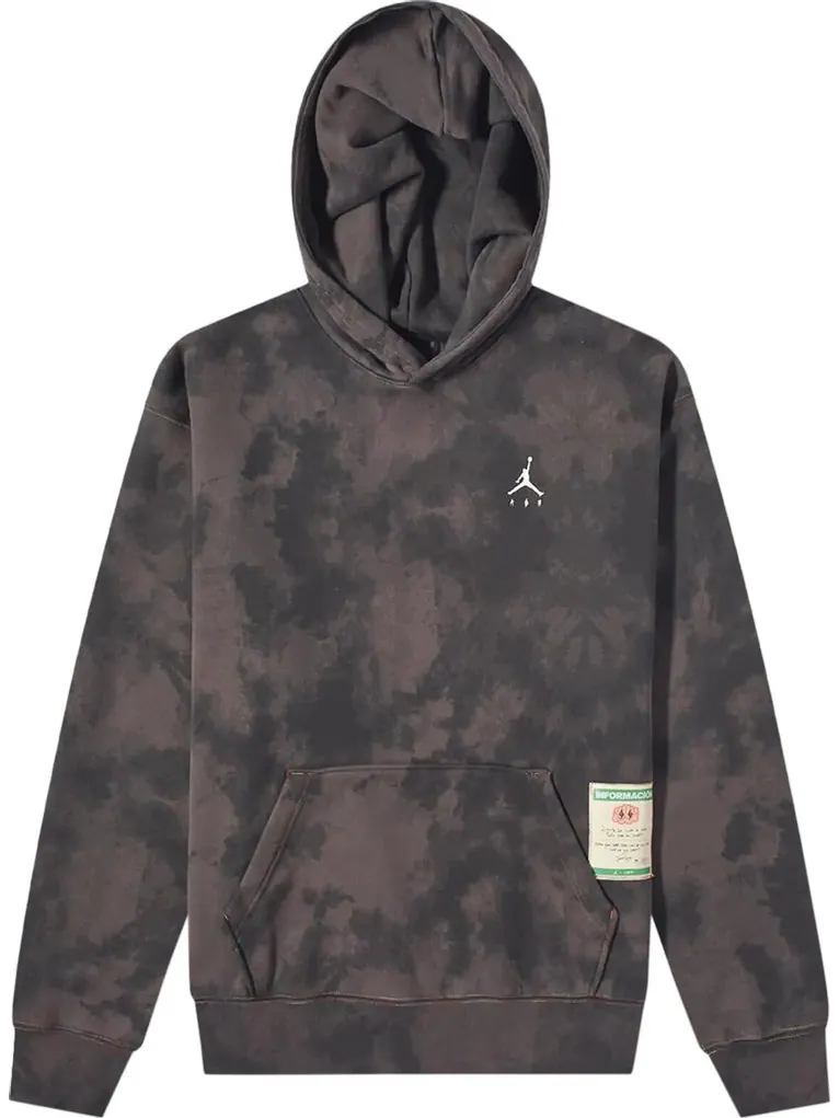 Худи Air Jordan x J Balvin Fleece Hoodie 'Flat Pewter' — изображение 1 из 2, коричневый
