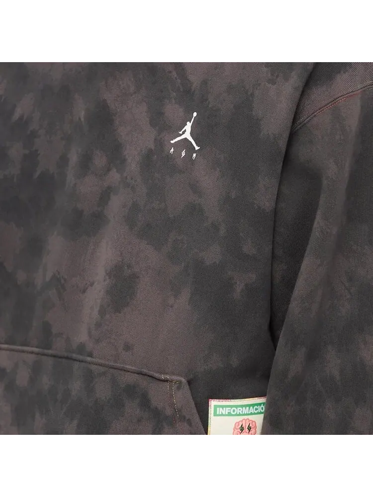 Худи Air Jordan x J Balvin Fleece Hoodie 'Flat Pewter' — изображение 2 из 2, коричневый