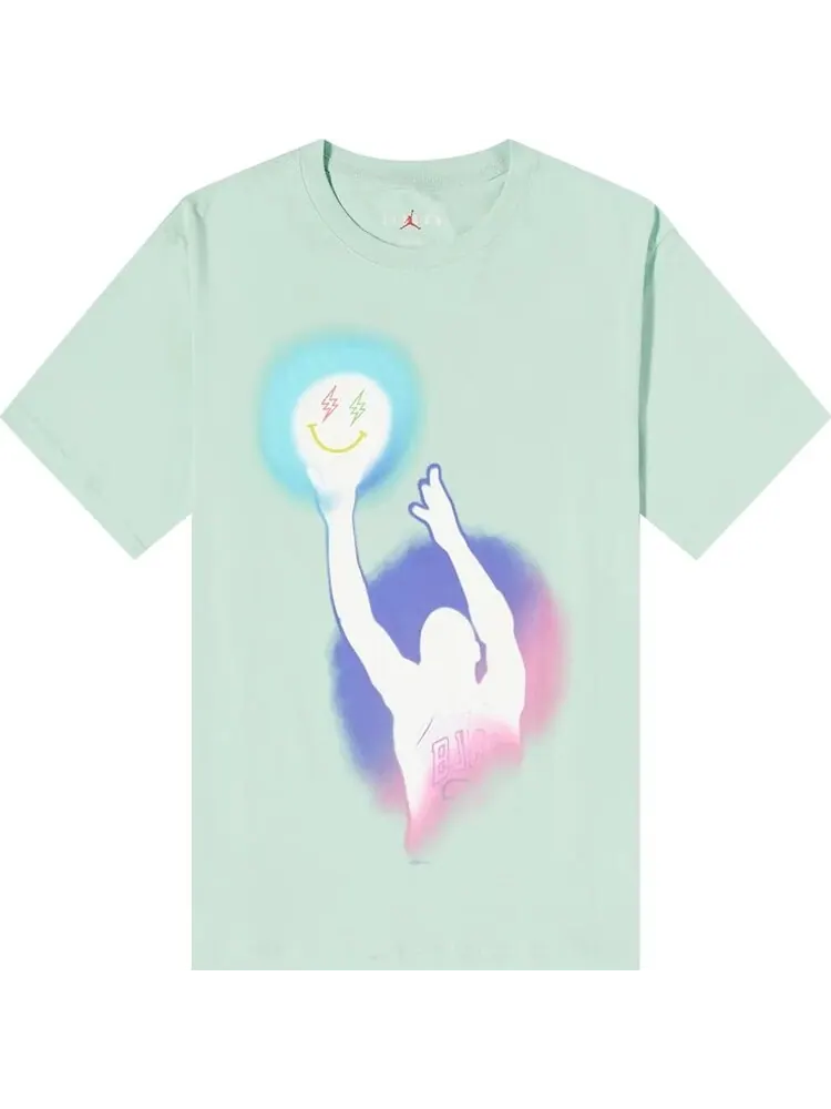 Футболка Air Jordan x J Balvin T-Shirt Enamel Green — изображение 1 из 1, зеленый