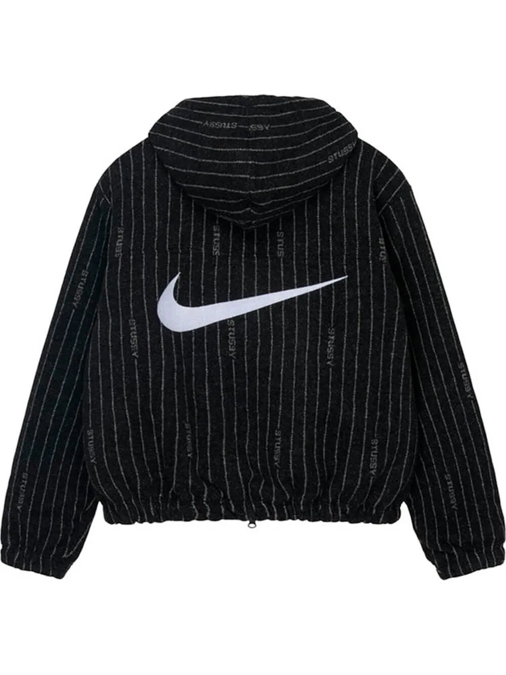 Куртка Stussy x Nike Stripe Wool Unisex — изображение 2 из 2, черный