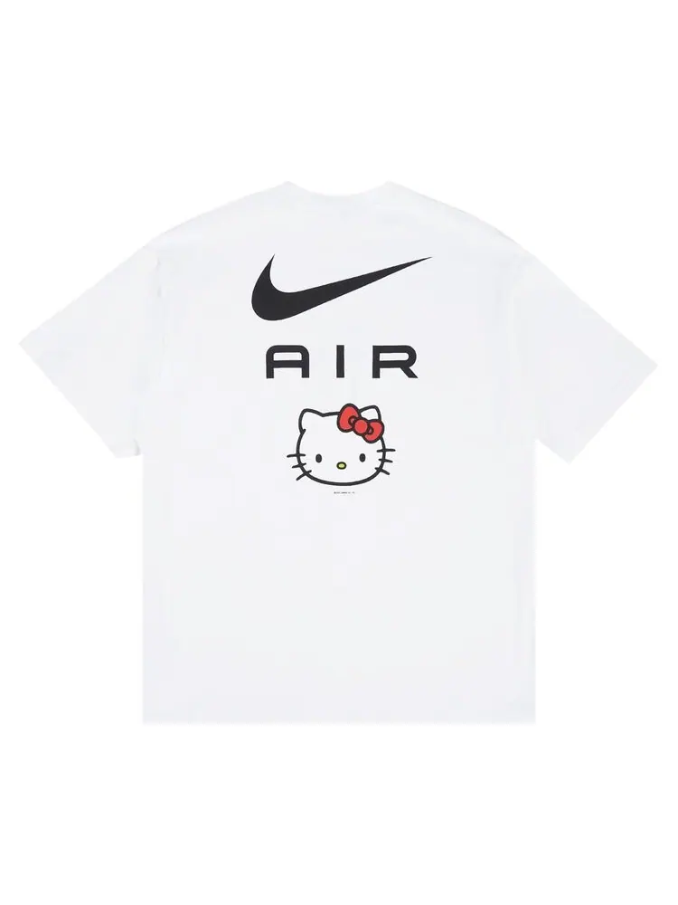 Футболка Nike x Hello Kitty NRG Logo Tee 'White' — изображение 2 из 2, белый