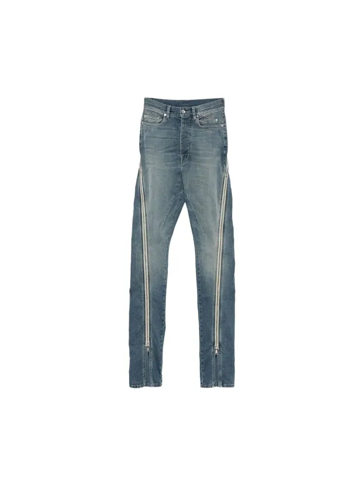 Брюки Rick Owens DRKSHDW Hollywood Bolan Banana Denim Pants 'Washed Indigo' — синий