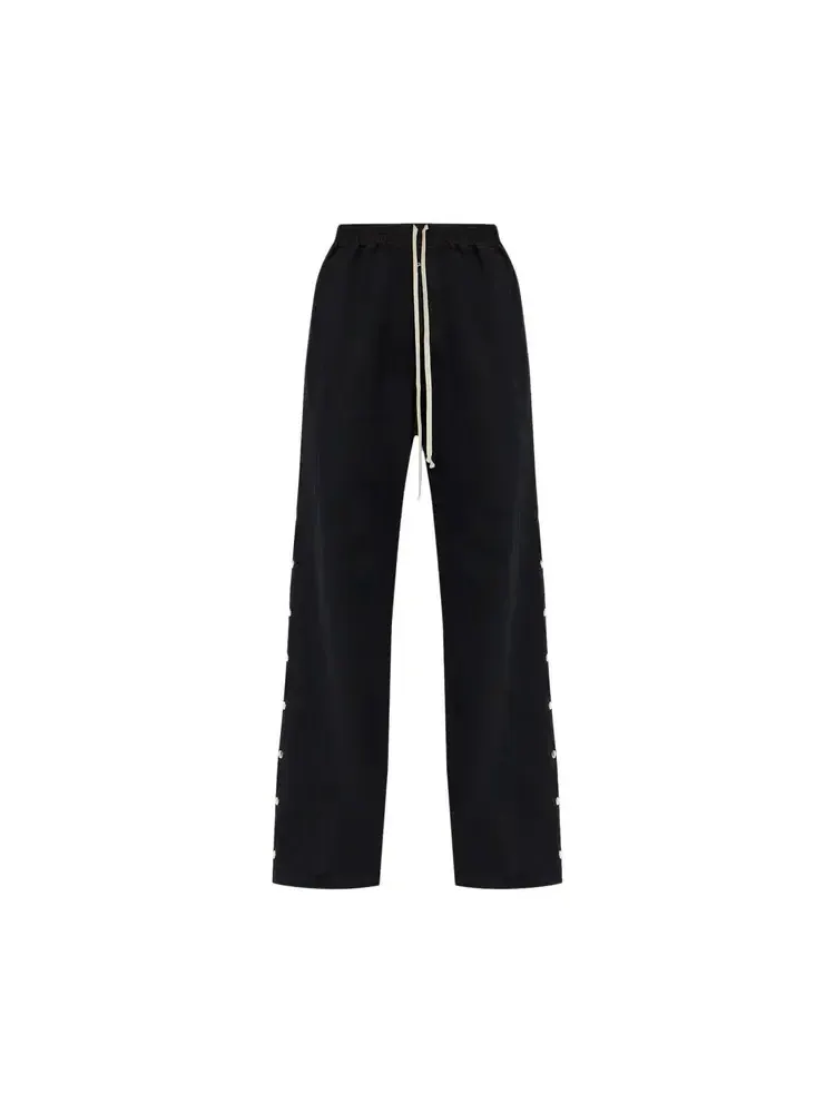 Брюки-пулеры Rick Owens DRKSHDW Wide Pusher Pants — черный