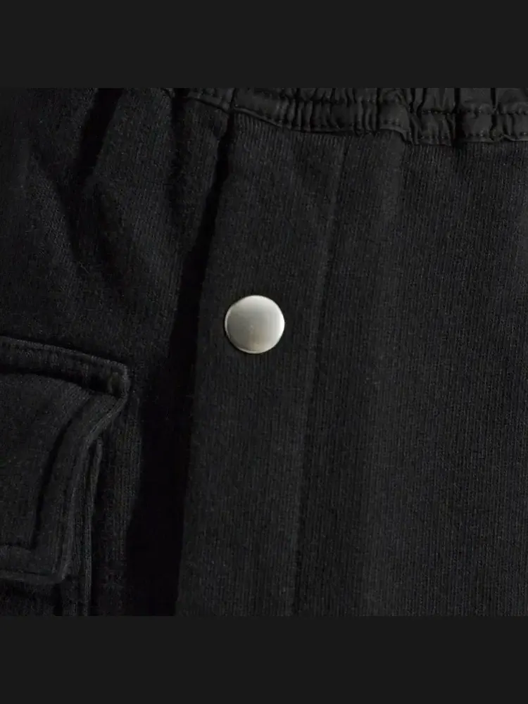 Брюки-пулеры Rick Owens DRKSHDW Wide Pusher Pants — изображение 2 из 2, черный