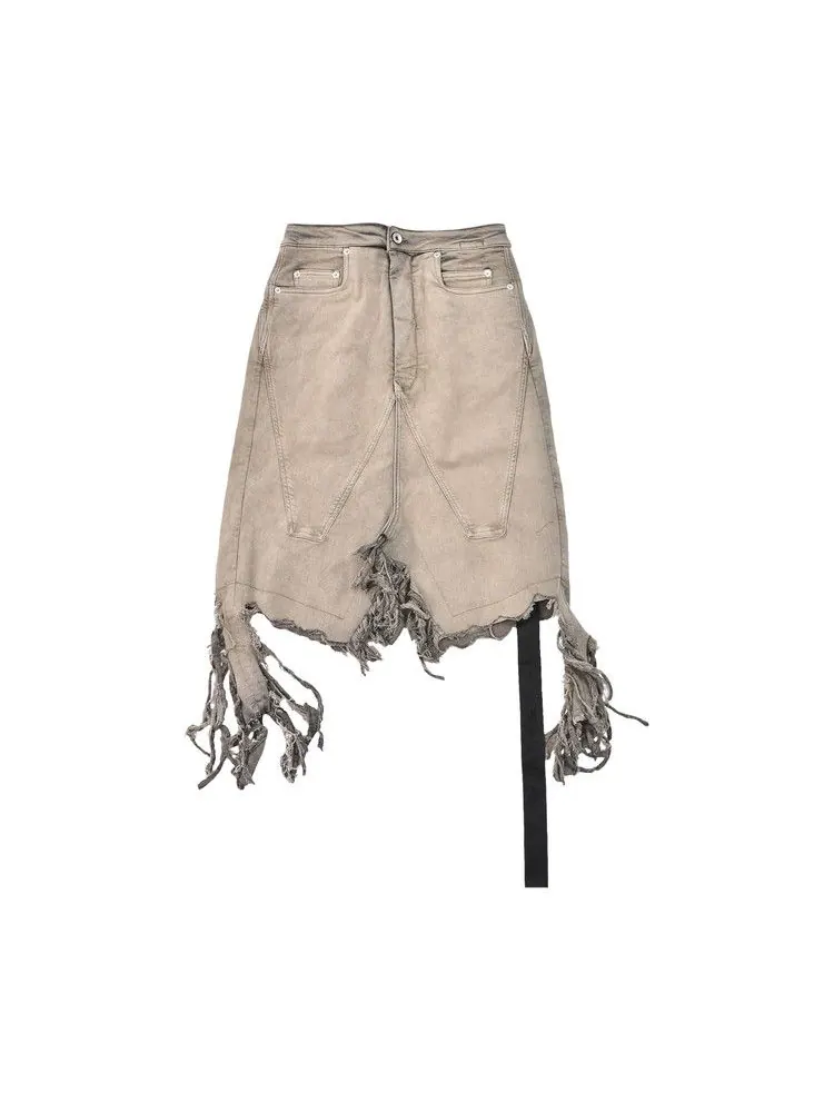 Юбка Rick Owens DRKSHDW Luxor Slivered Skirt