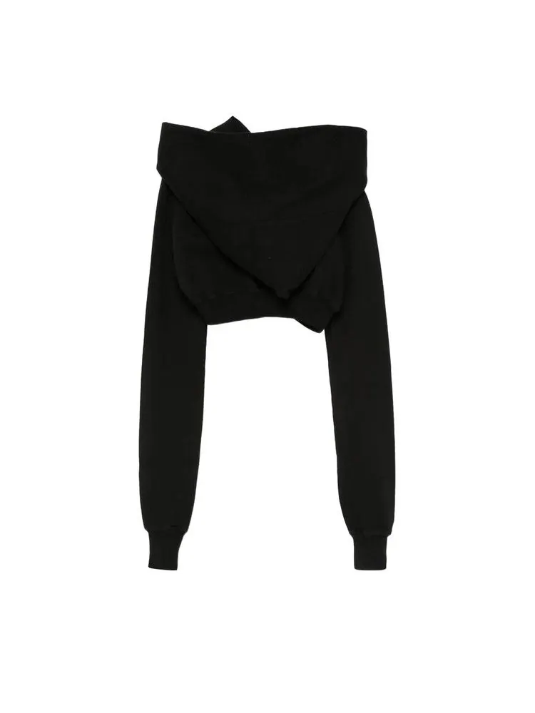 Рубашка Rick Owens DRKSHDW Rib Long-Sleeve Shirt — изображение 2 из 2, черный