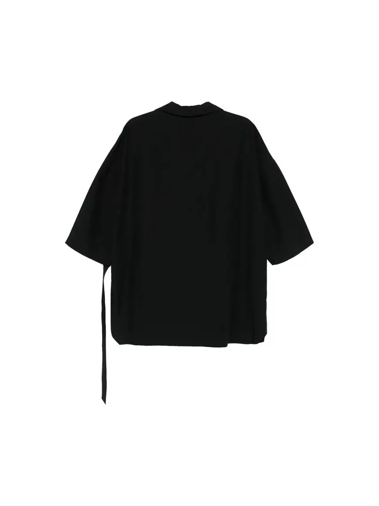 Рубашка Rick Owens DRKSHDW Magnum Tommy Shirt 'Black' — изображение 2 из 3, черный