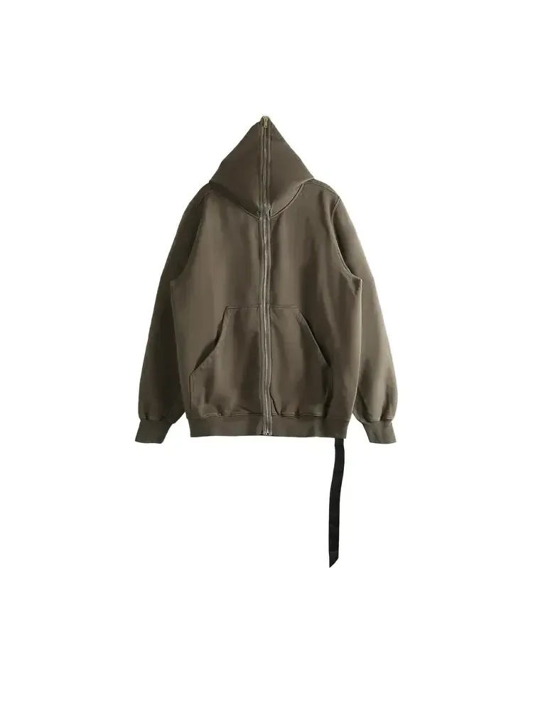 Толстовка Rick Owens DRKSHDW Felpa Jumbo Gimp Hoodie 'Dark Dust' — изображение 1 из 1, коричневый