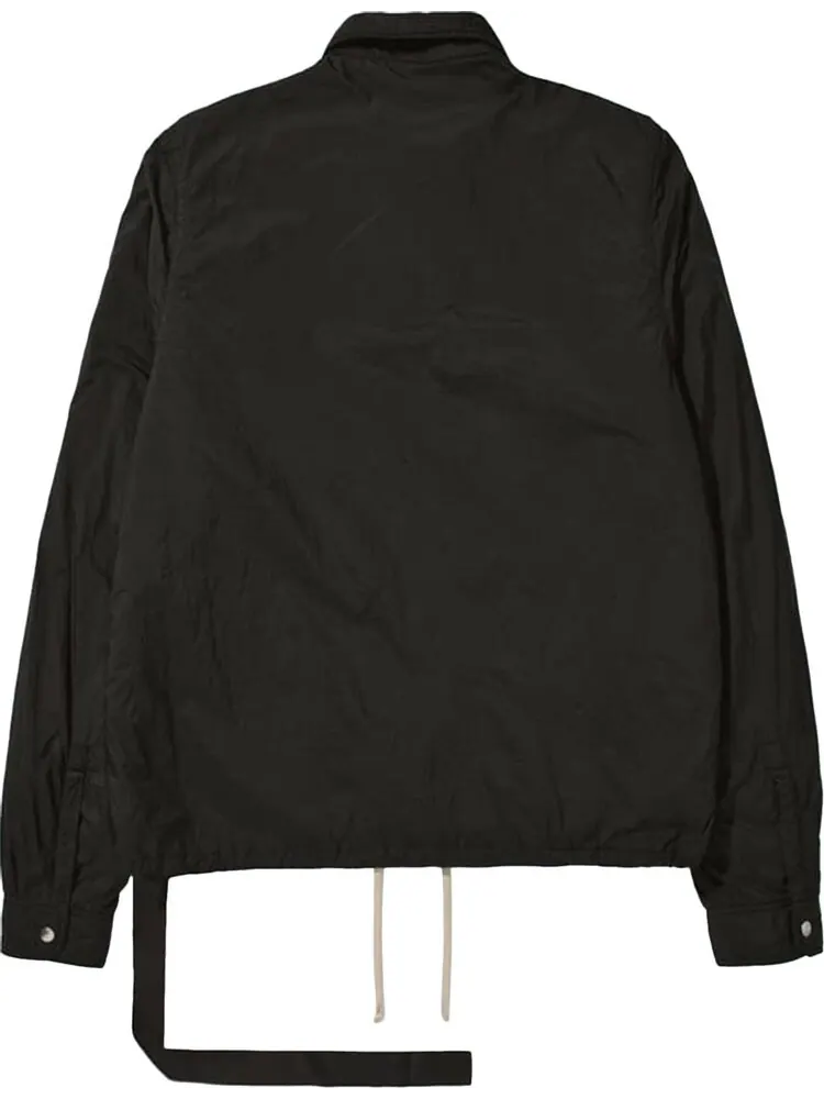 Куртка Rick Owens Snapfront Jacket 'Black' — изображение 2 из 2, черный