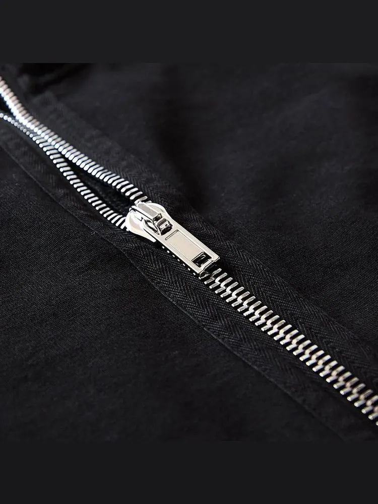 Худи Rick Owens DRKSHDW Jumbo Gimp Zip Hoodie — изображение 3 из 3, черный