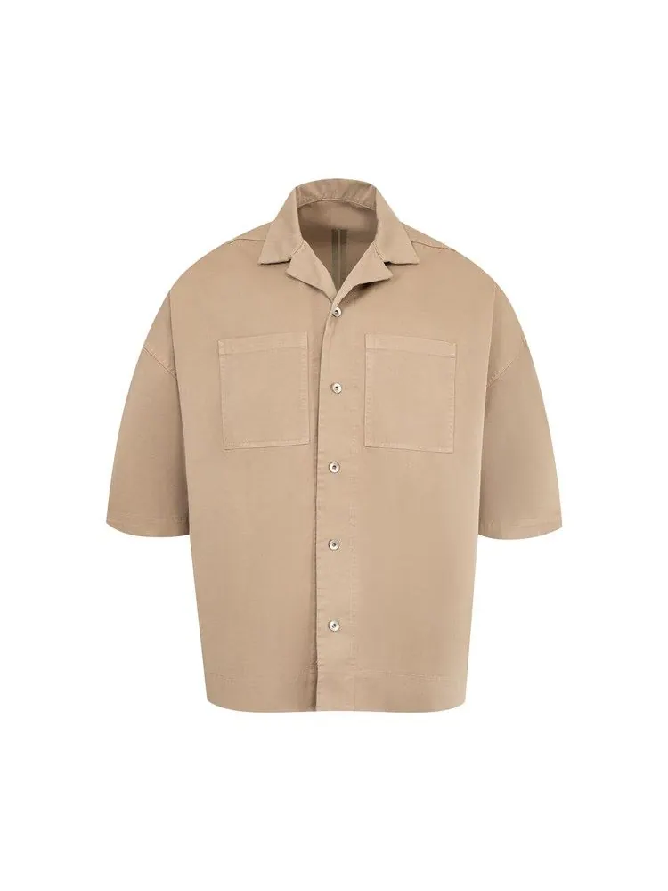 Рубашка Rick Owens DRKSHDW Magnum Tommy Shirt, Dirty Pearl