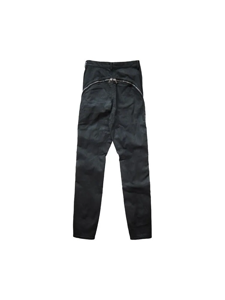 Джинсы Rick Owens DRKSHDW Bolan Banana Jeans With Zips — изображение 2 из 3, черный