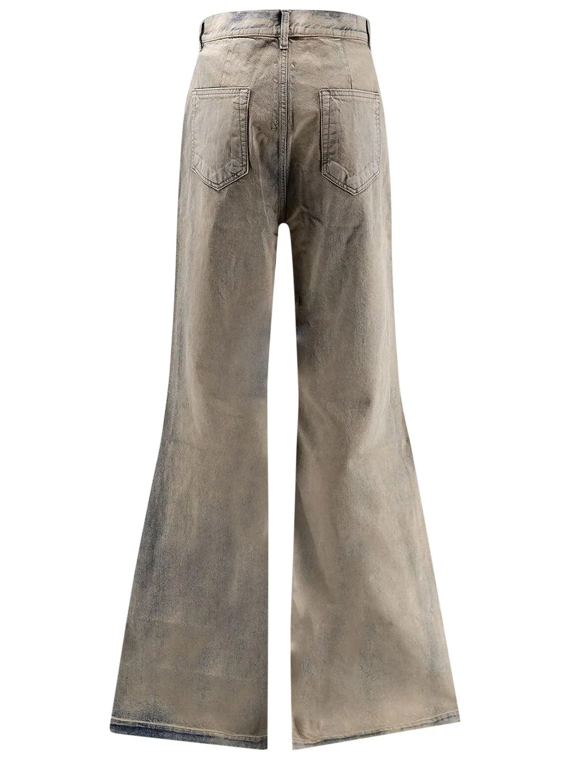 Джинсы-клеш Rick Owens DRKSHDW Bolan — изображение 2 из 2, серый