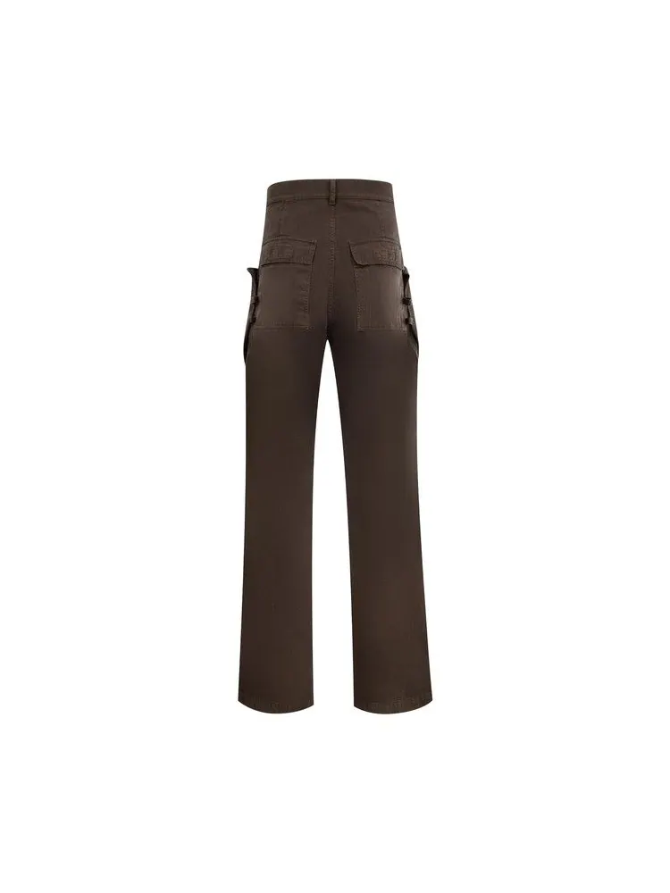 Брюки Rick Owens DRKSHDW Stefan Cargo Pant, Dark Dust — изображение 2 из 2, коричневый