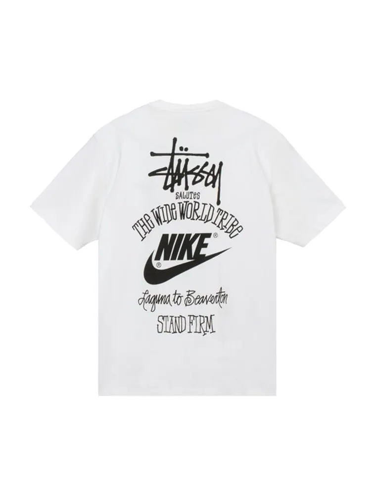 Футболка Nike x Stussy Tee 'White' — изображение 2 из 2, белый