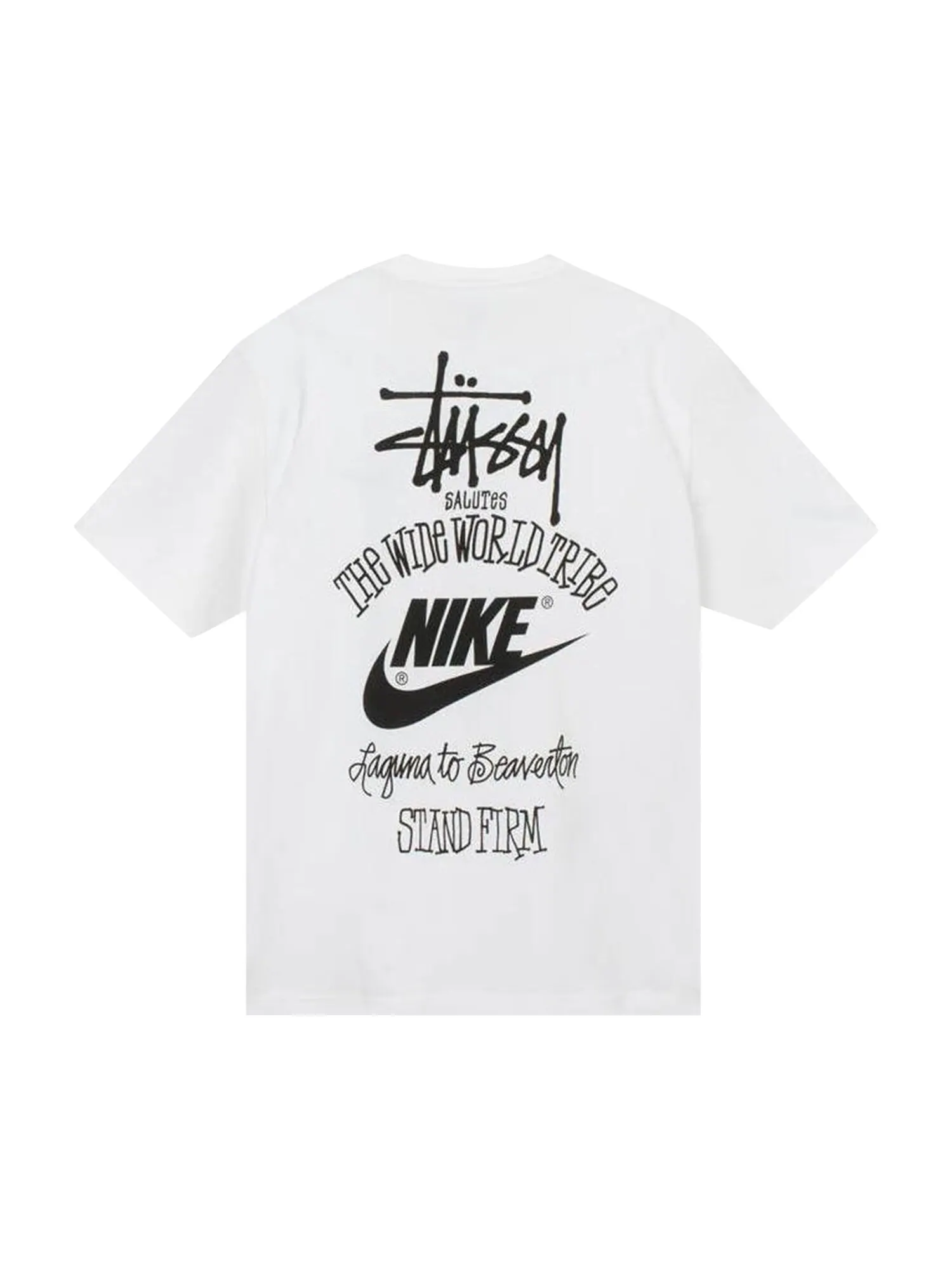 Футболка Nike x Stussy The Wide World Tribe (размеры для Азии) — изображение 2 из 2, белый