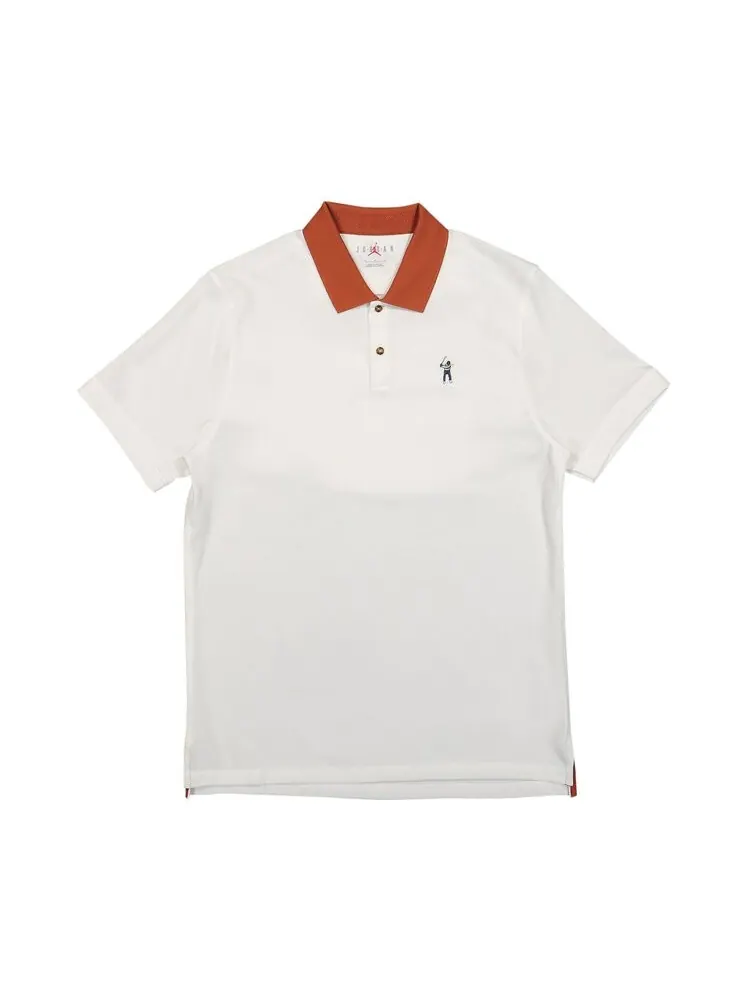 Поло Air Jordan x Eastside Golf EG Polo 'White/Burnt Sunrise/Midnight Navy' — изображение 1 из 2, белый