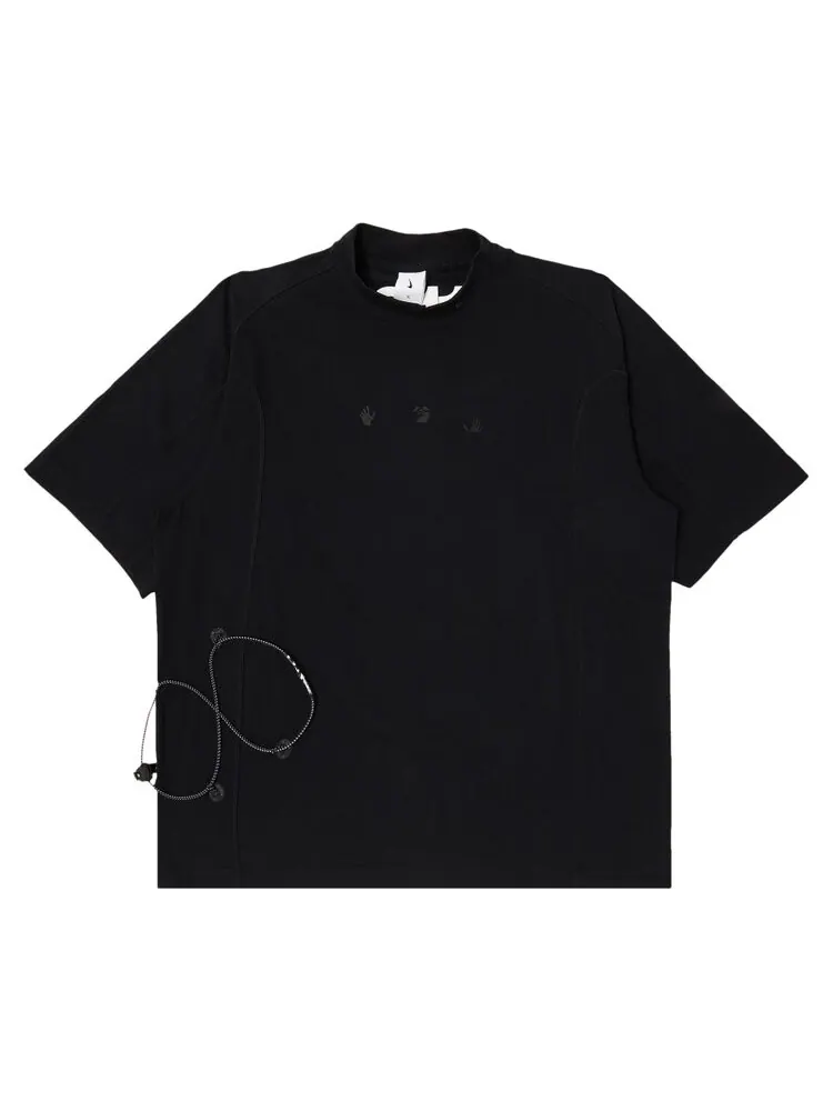 Топ Nike x Off-White Short-Sleeve 'Black' — изображение 1 из 3, черный