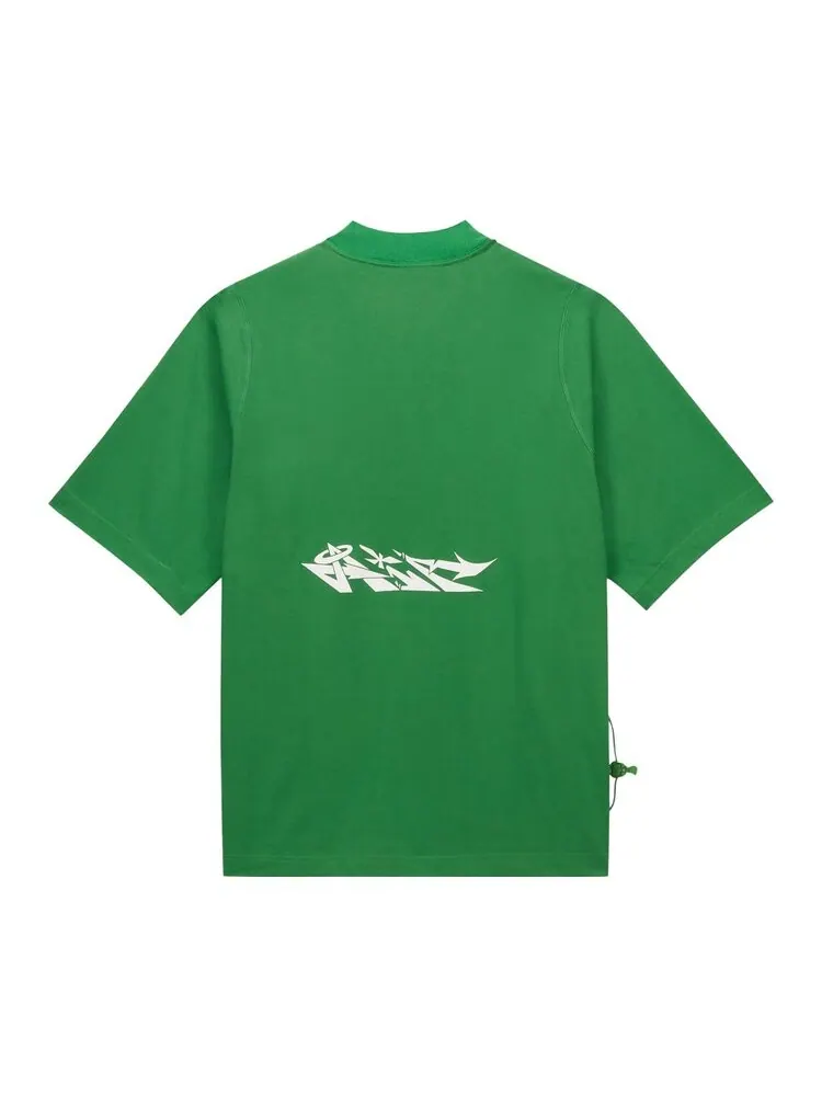 Топ Nike x Off-White Short-Sleeve 'Kelly Green/White' — изображение 2 из 2, зеленый