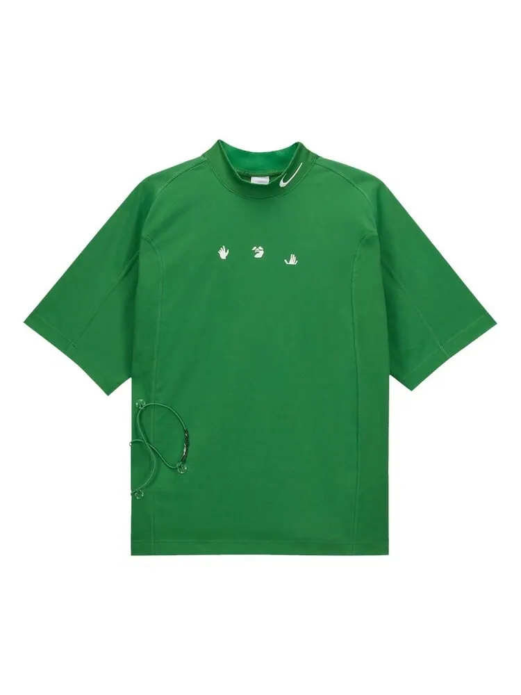 Майка Nike x Off-White Short-Sleeve Top (Asia Sizing) — изображение 1 из 2, зеленый/белый