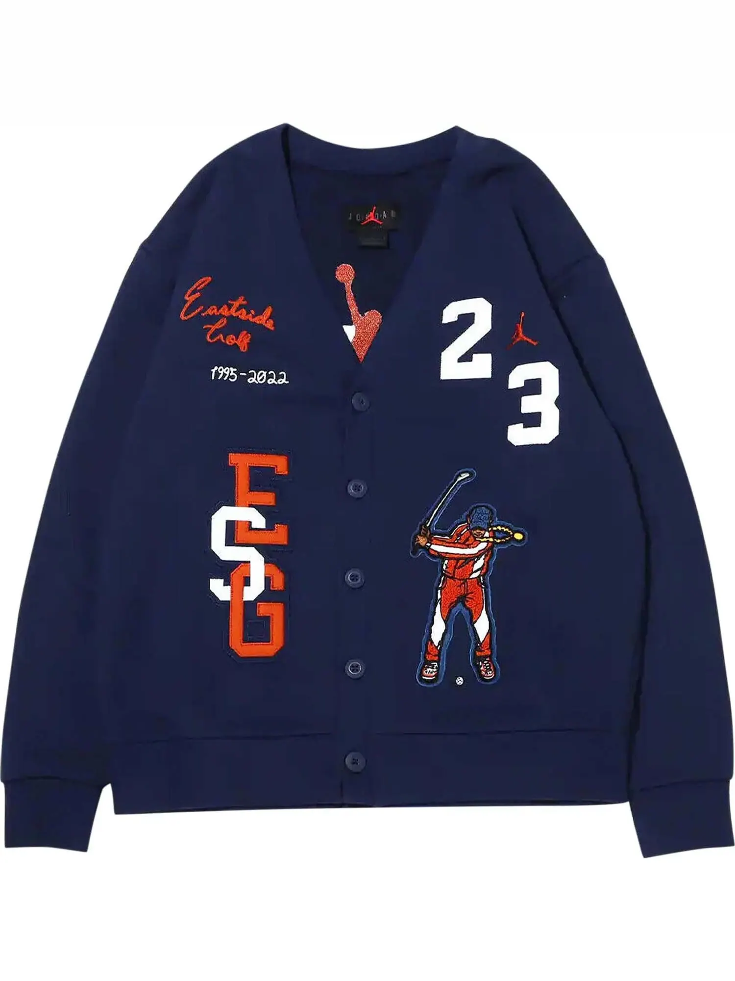 Кардиган Nike Air Jordan x Eastside Golf — изображение 1 из 2, синий