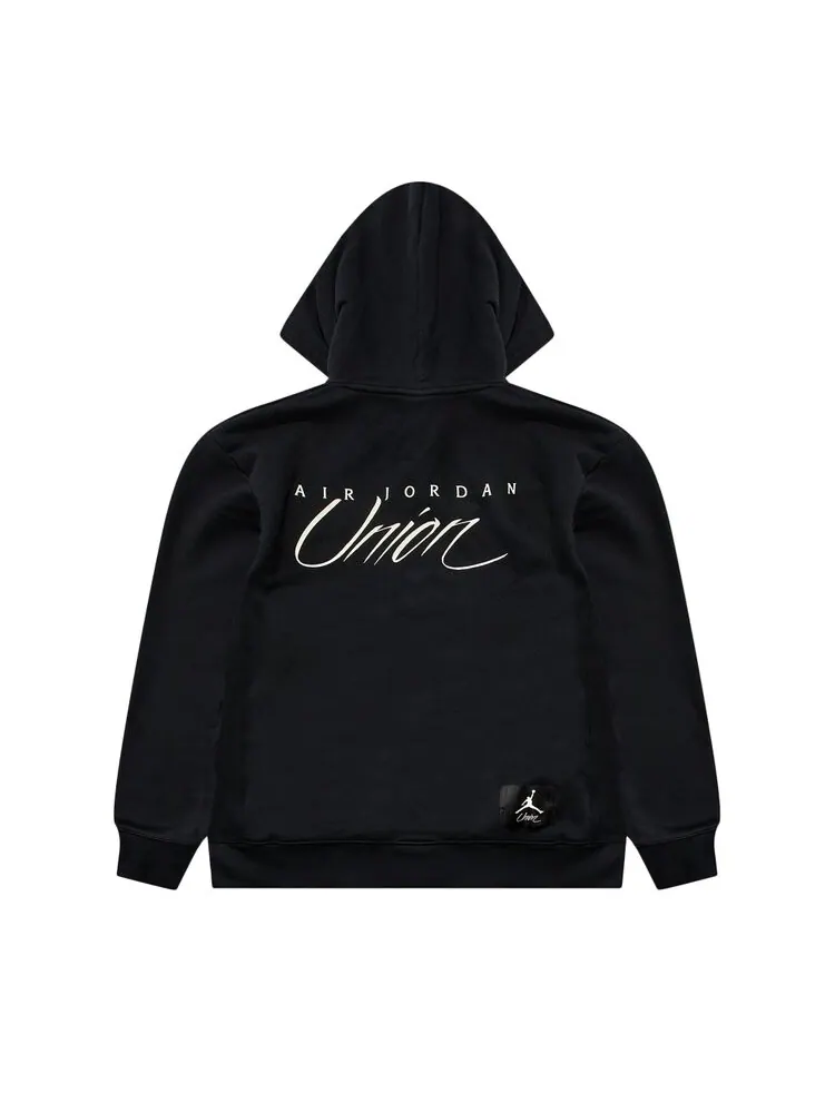 Худи Air Jordan x Union Fleece 'Black/Coconut Milk' — изображение 3 из 3, черный