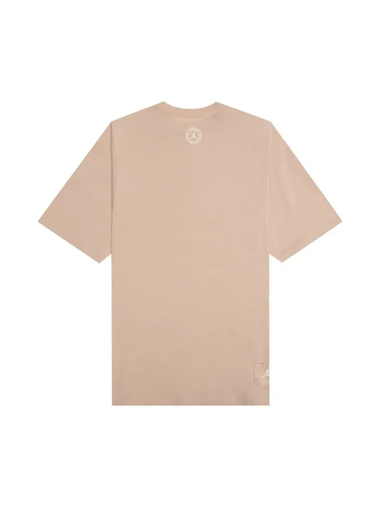Футболка Air Jordan x Union T-Shirt — изображение 2 из 2, бежевый