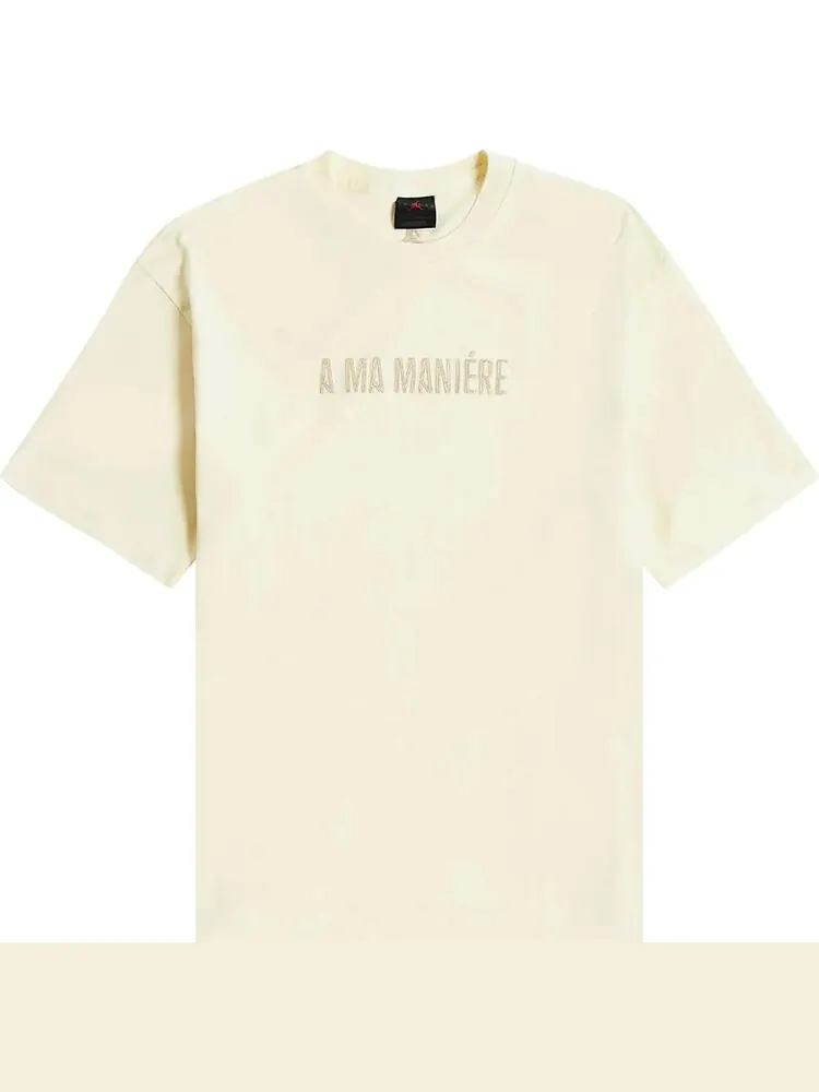 Футболка Air Jordan x A Ma Maniére T-Shirt 'Coconut Milk' — изображение 1 из 1, бежевый