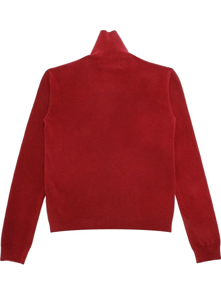 Свитер Marni Turtleneck Sweater 'Burgundy' — изображение 2 из 3, красный