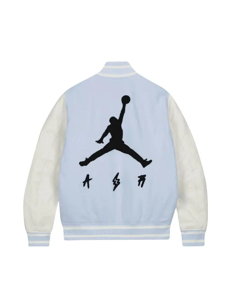 Куртка Air Jordan x J Balvin Varsity Jacket — изображение 2 из 2, синий