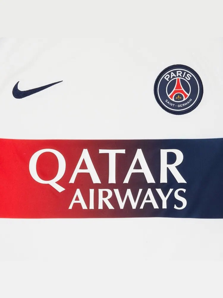 Джерси Nike Paris Saint-Germain Stadium Away Dri-FIT 'White/Midnight Navy' — изображение 3 из 3, белый