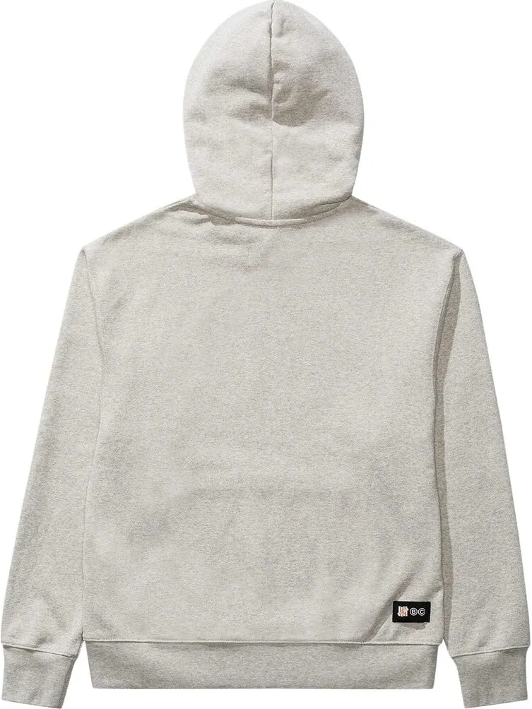 Худи Air Jordan x UNDEFEATED Strikes Hoodie 'Grey Heather' — изображение 2 из 2, серый