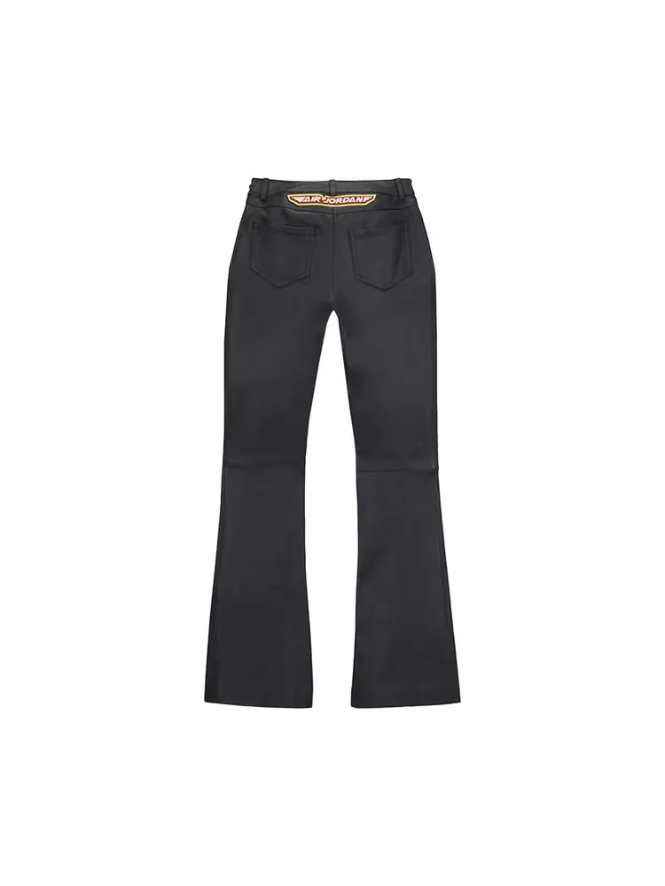 Брюки Air Jordan x Cactus Jack by Travis Scott Women's Leather Pants 'Black' — изображение 2 из 2, черный