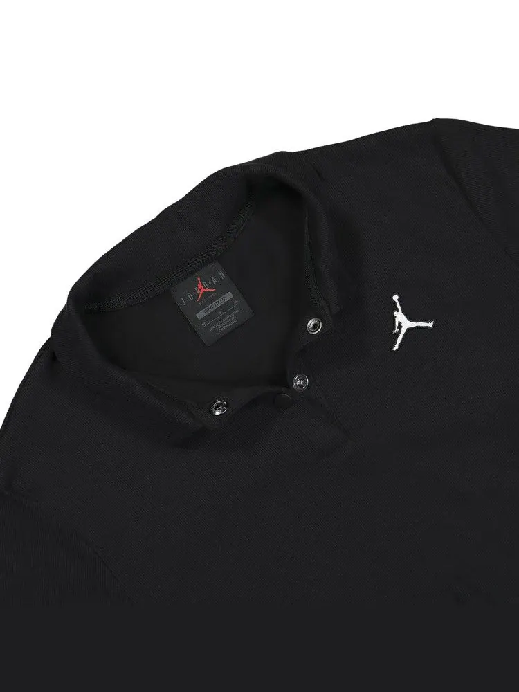 Поло Air Jordan Cropped Ribbed Polo — изображение 3 из 3, черный