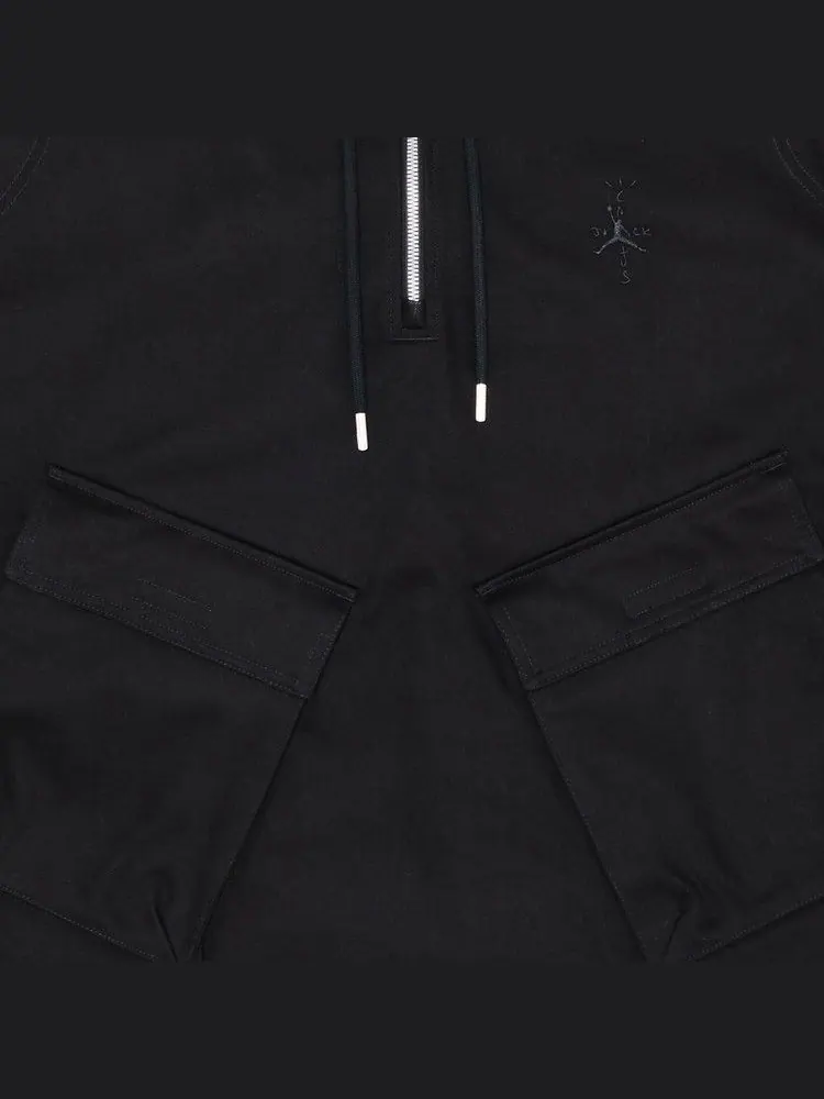 Куртка Air Jordan x Travis Scott 1/2-Zip Jacket — изображение 3 из 3, черный