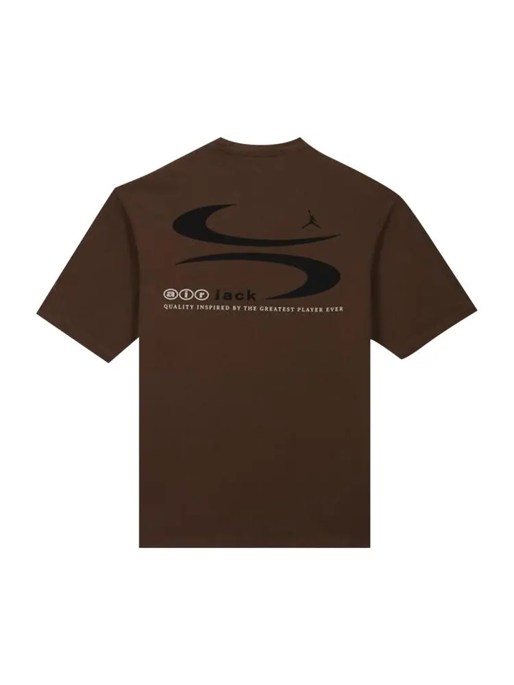 Футболка Air Jordan x Travis Scott T-Shirt — изображение 2 из 2, коричневый
