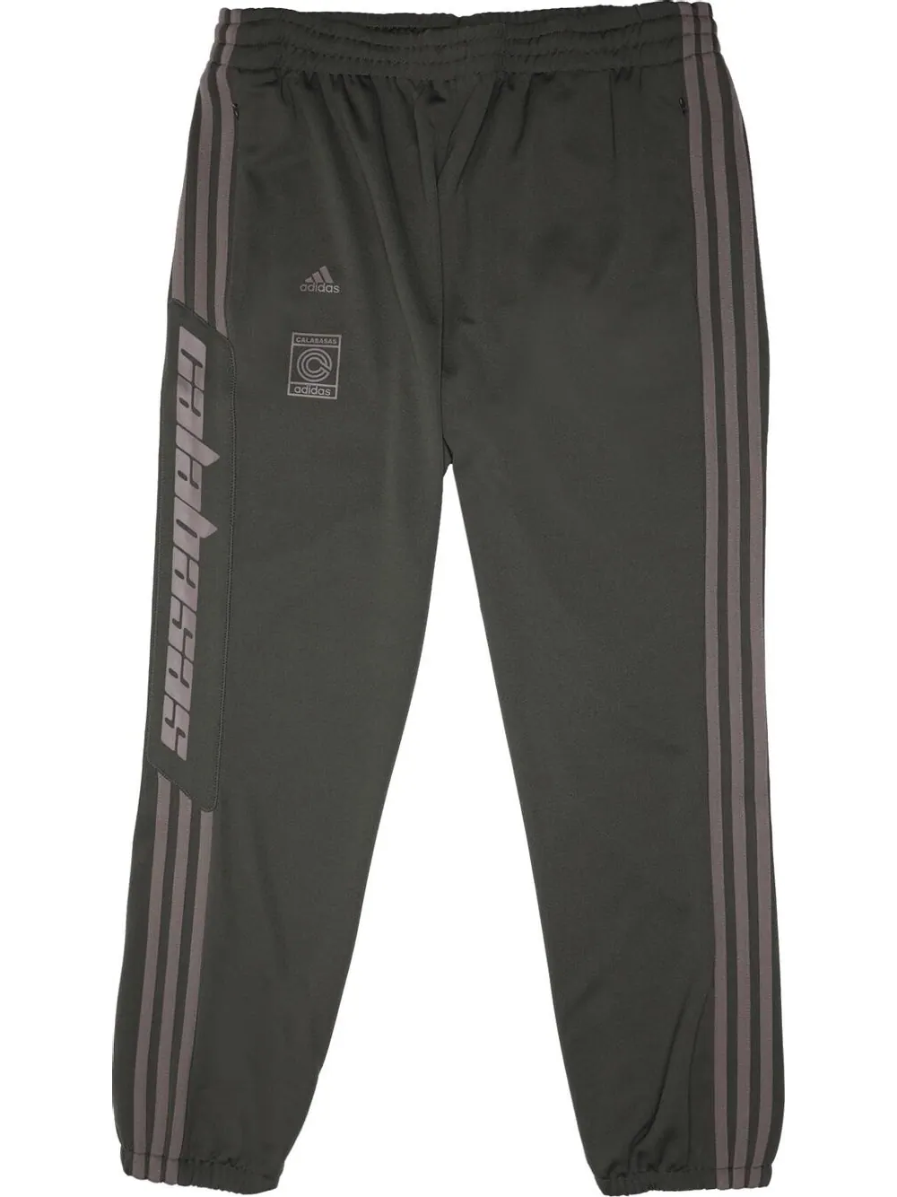 Брюки adidas Calabasas Track Pant 'Core' — изображение 1 из 3, зеленый